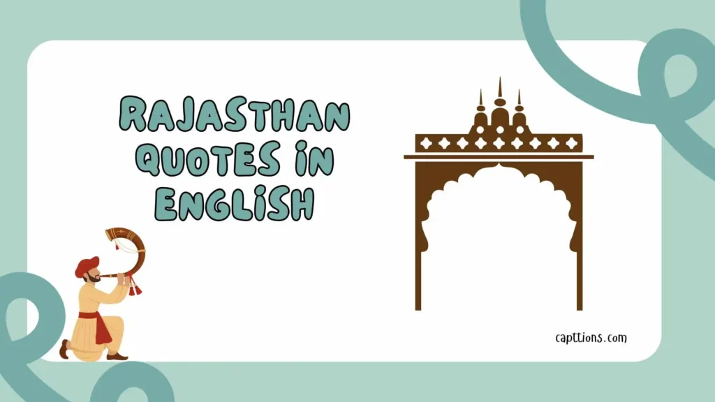 Rajasthan Quotes in English