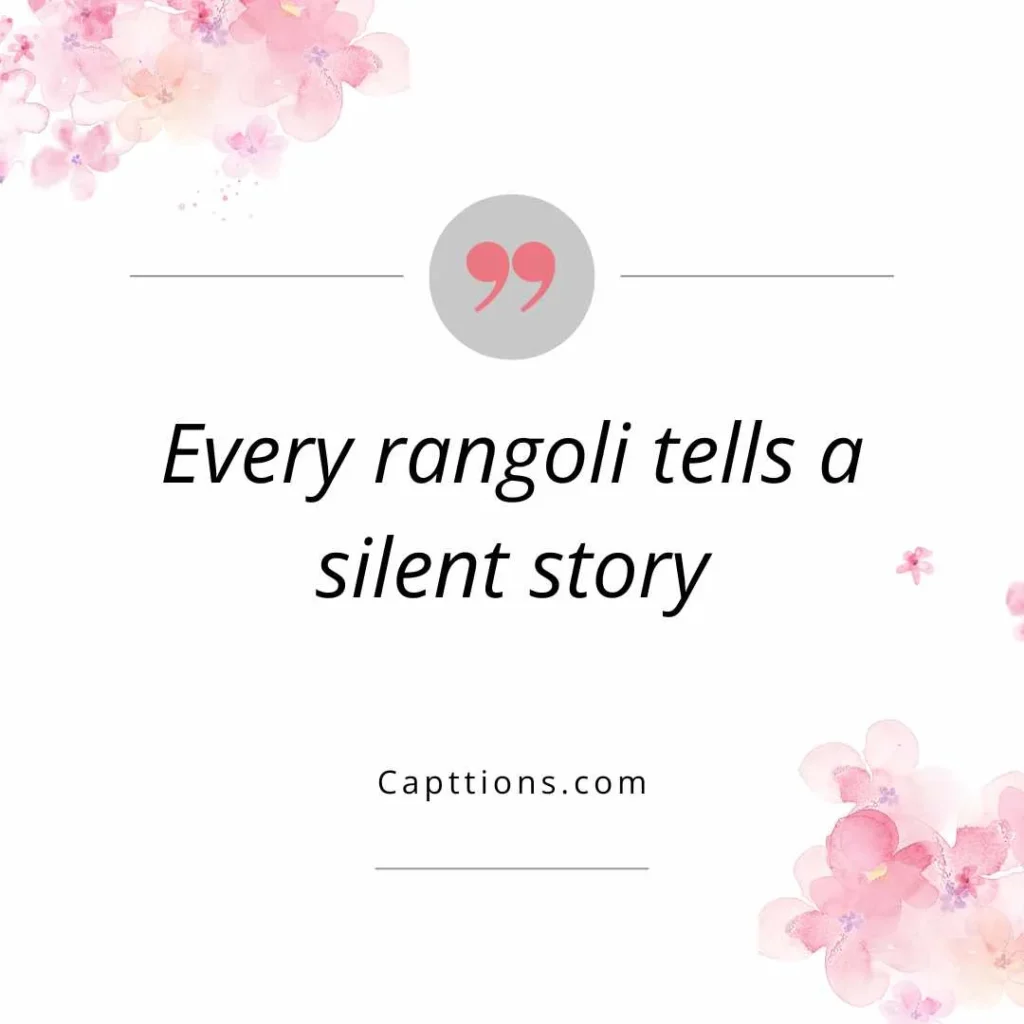 Rangoli Quotes in English