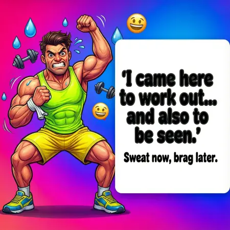 Funny Workout Captions for Instagram