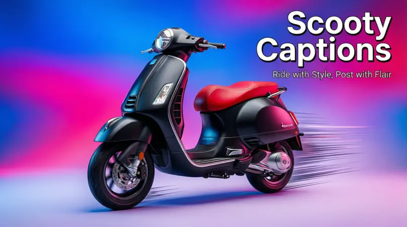 Scooty Captions for Instagram