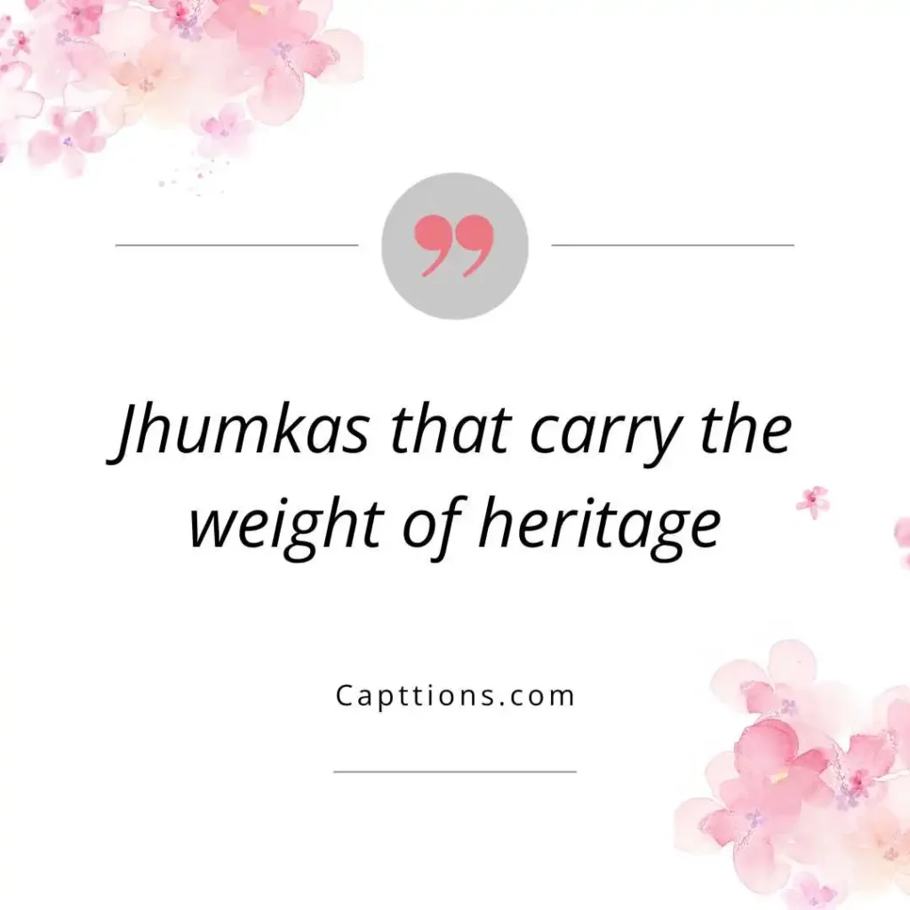 Traditional Jhumka Vibes