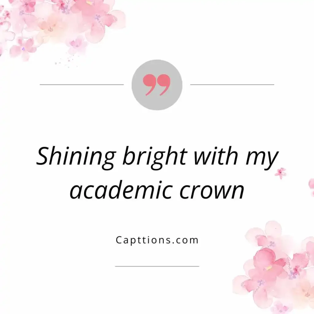 Captions for Academic Excellence