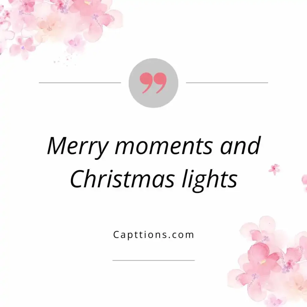 Captions for Christmas Cheer