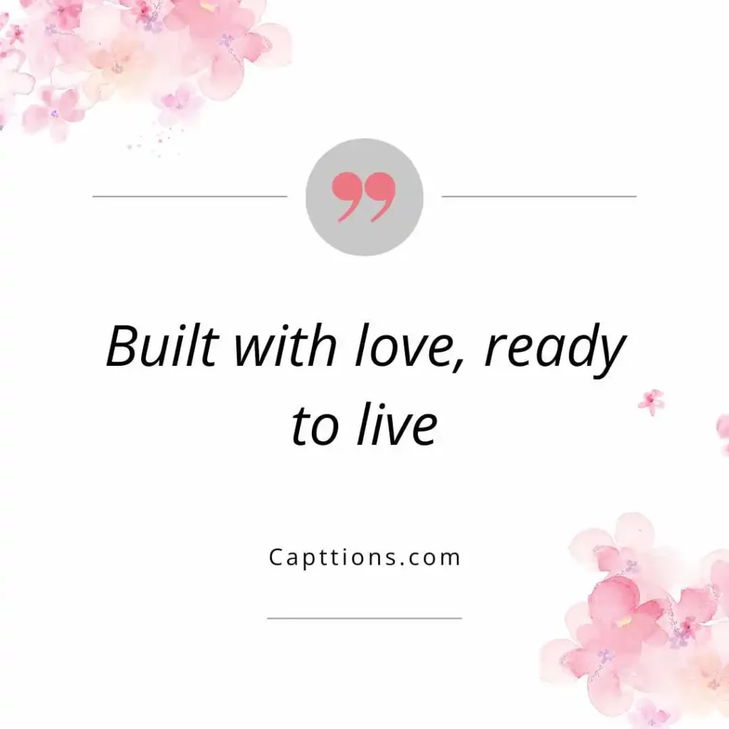 Captions for Finished Construction Projects