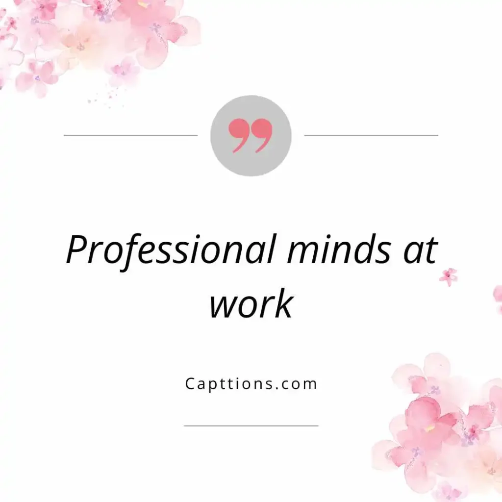 Professional Business Meeting Captions