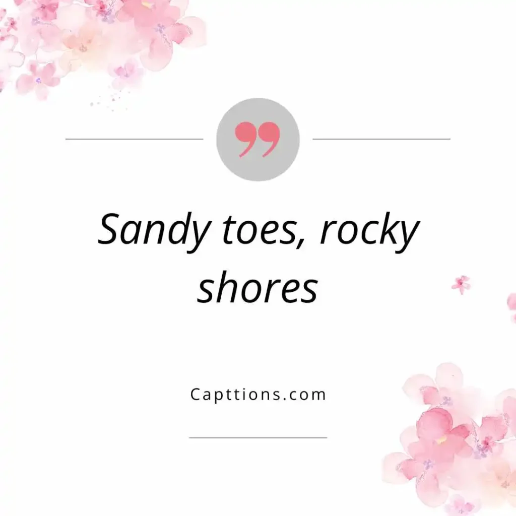 Beach Rock Captions