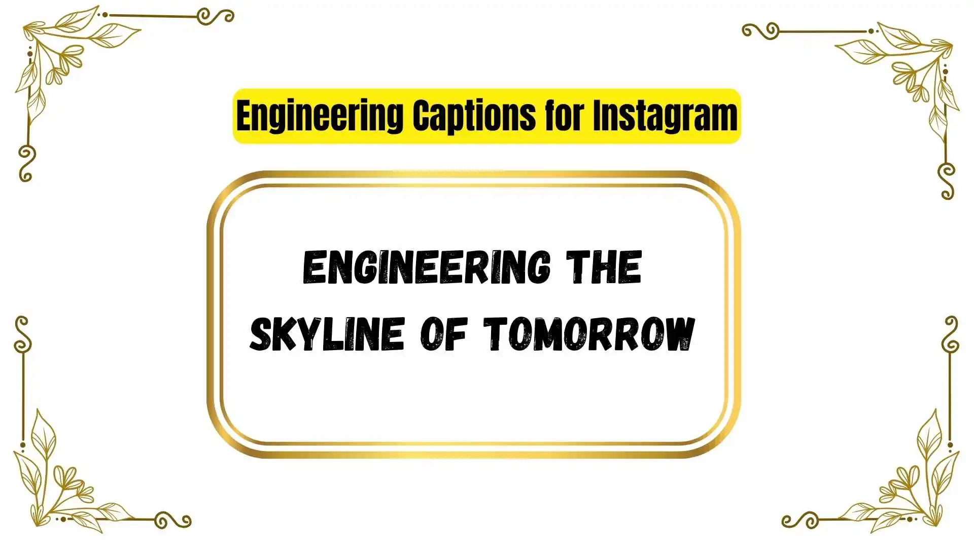 Engineering Captions for Instagram