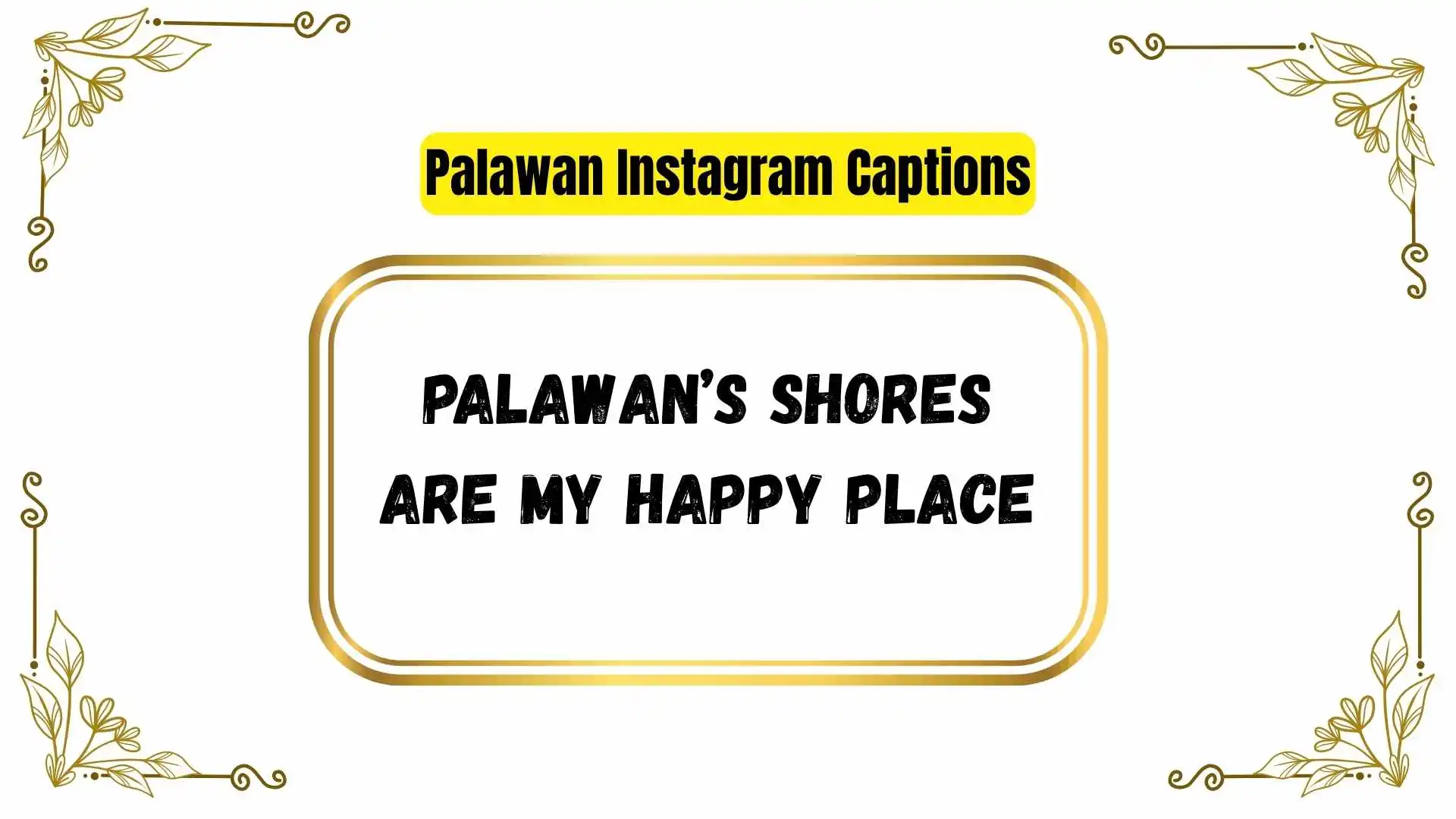 Palawan Instagram Captions