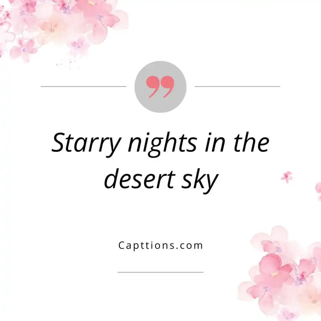 Sahara Desert Captions